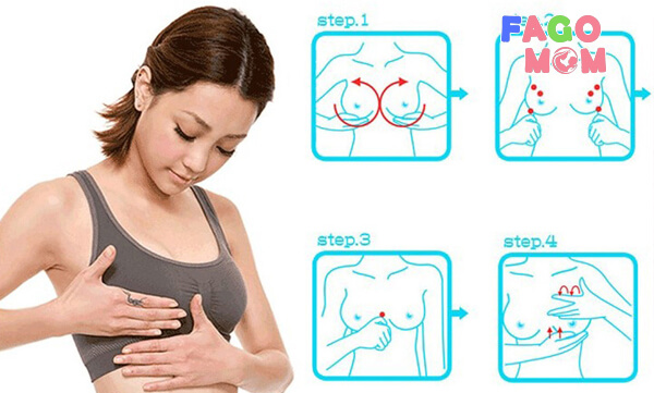 Massage, bóp vú làm giảm tình trạng vón cục sữa