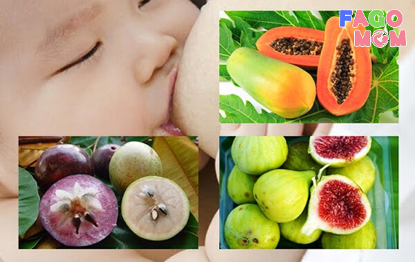 Các loại quả tốt cho lợi sữa sau sinh
