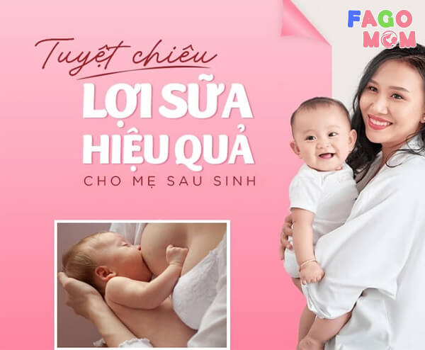 Tuyệt chiêu giúp mẹ lợi sữa sau sinh